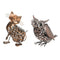 Solar Powered Scroll Owl and Pussycat Garden Light - lakehomeandleisure.co.uk