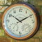 Astbury Wall Clock  with Hydrometer & Thermometer 15'' Diameter - lakehomeandleisure.co.uk