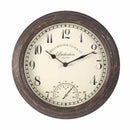 Bickerton 30cm Wall Clock & Thermometer - lakehomeandleisure.co.uk