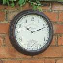 Bickerton 30cm Wall Clock & Thermometer - lakehomeandleisure.co.uk