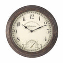 Bickerton Wall Clock & Thermometer 12" - lakehomeandleisure.co.uk