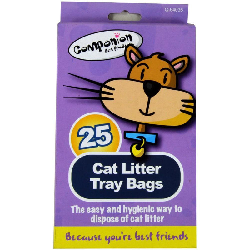 Cat Litter Tray Bags - 25Pack - lakehomeandleisure.co.uk