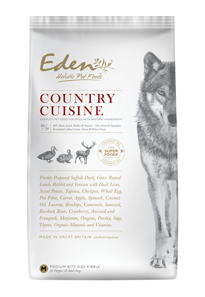 Eden 80/20 Country Cuisine Game with Lamb Dog Food - lakehomeandleisure.co.uk