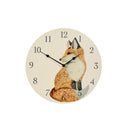 Fox 30cm Wall Clock - lakehomeandleisure.co.uk