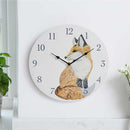 Fox 30cm Wall Clock - lakehomeandleisure.co.uk