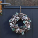 Frost Pine Artificial Christmas Wreath - 36cm - lakehomeandleisure.co.uk
