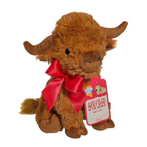 Good Boy Highland Cow Dog Toy