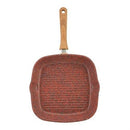 JML Copper Stone 28cm Griddle Pan | Non-Stick Hard Wearing Cookware - lakehomeandleisure.co.uk