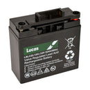 Lucas LSLC-22-12 22Ah AGM Golf battery - lakehomeandleisure.co.uk