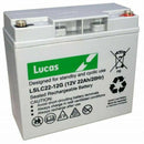 Lucas LSLC22 22Ah AGM Golf Battery - lakehomeandleisure.co.uk