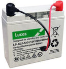 Lucas LSLC22 22Ah AGM Golf Battery - lakehomeandleisure.co.uk