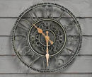 Newby Verdigris 30cm Mechanical Wall Clock - lakehomeandleisure.co.uk