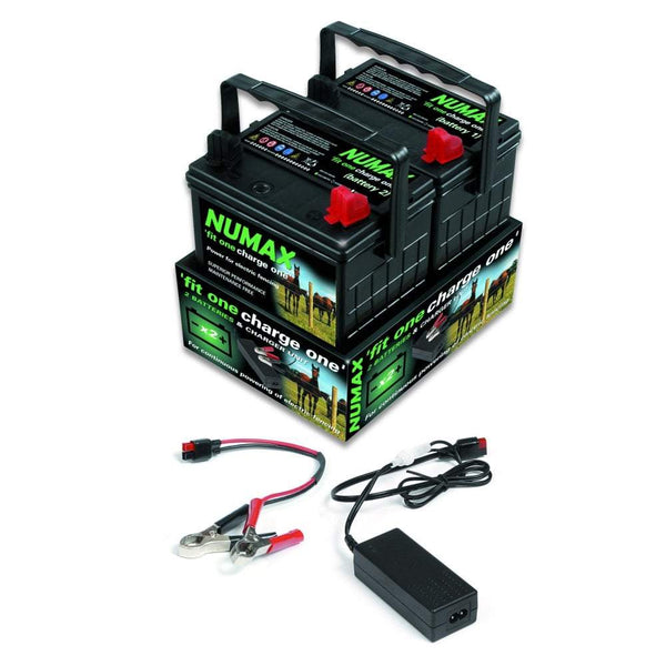 Numax ‘Fit One Charge One’ Electric Fence Battery Kit - lakehomeandleisure.co.uk