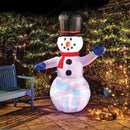 Self-Inflating Jumbo Snowman Light Up Christmas Decoration - lakehomeandleisure.co.uk