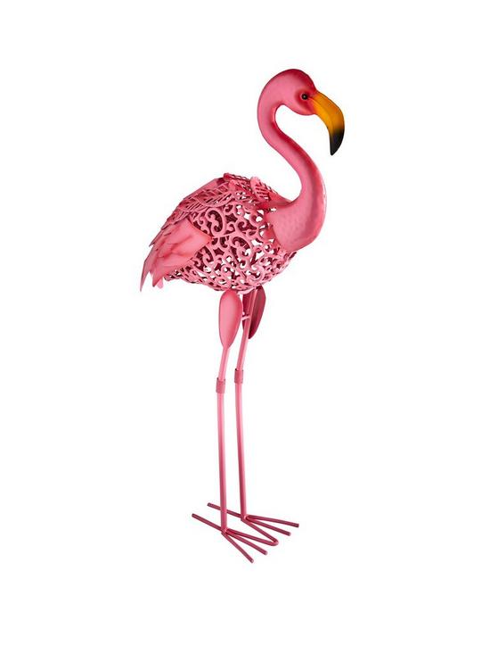 Silhouette Flamingo Solar Garden Light - Solar Garden Light