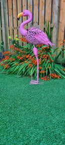 Silhouette Flamingo Solar Garden Light - lakehomeandleisure.co.uk