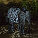 Solar Metal Silhouette Elephant Garden Light - lakehomeandleisure.co.uk