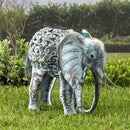 Solar Metal Silhouette Elephant Garden Light - lakehomeandleisure.co.uk