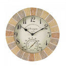 Stonegate 25cm Wall Clock & Thermometer - Wall Clock