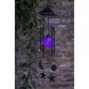 Sun Moon & Star Wind Chime Solar Garden Light - lakehomeandleisure.co.uk