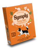 Symply Turkey Bake - Turkey & Brown Rice 7 x 395g Wet Dog Food Trays - lakehomeandleisure.co.uk