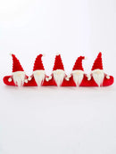 Three Kings Red Gonk Christmas Draught Excluder | 85cm Weighted Door Draft Stopper - lakehomeandleisure.co.uk