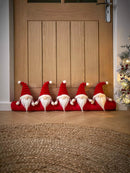 Three Kings Red Gonk Christmas Draught Excluder | 85cm Weighted Door Draft Stopper - lakehomeandleisure.co.uk