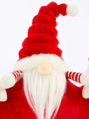 Three Kings Red Gonk Christmas Draught Excluder | 85cm Weighted Door Draft Stopper - lakehomeandleisure.co.uk