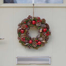 Yule Fest Artificial Christmas Wreath - lakehomeandleisure.co.uk