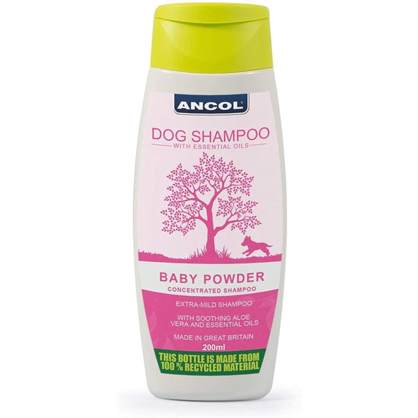 Ancol Baby Powder Dog Shampoo 200ml (BB Shampoo) - lakehomeandleisure.co.uk