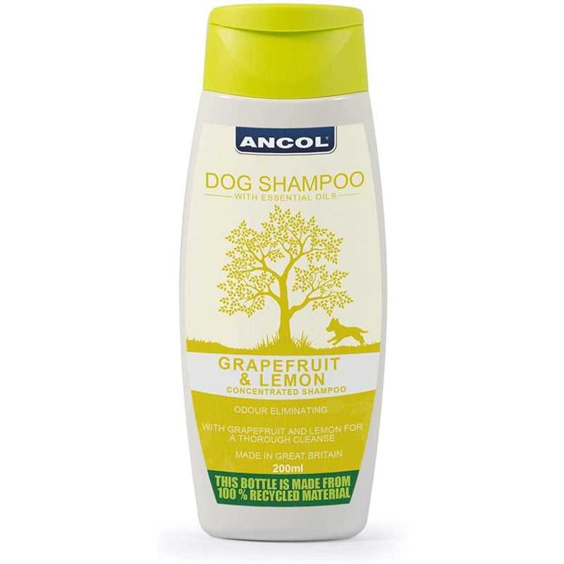 Ancol Dog Shampoo Lemon And Grapefruit 200ml - lakehomeandleisure.co.uk