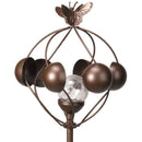 Aura Wind Spinner with Solar Crackle Globe - lakehomeandleisure.co.uk