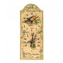 Birdberry Wall Clock & Thermometer - Wall Clock
