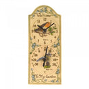 Birdberry Wall Clock & Thermometer - lakehomeandleisure.co.uk