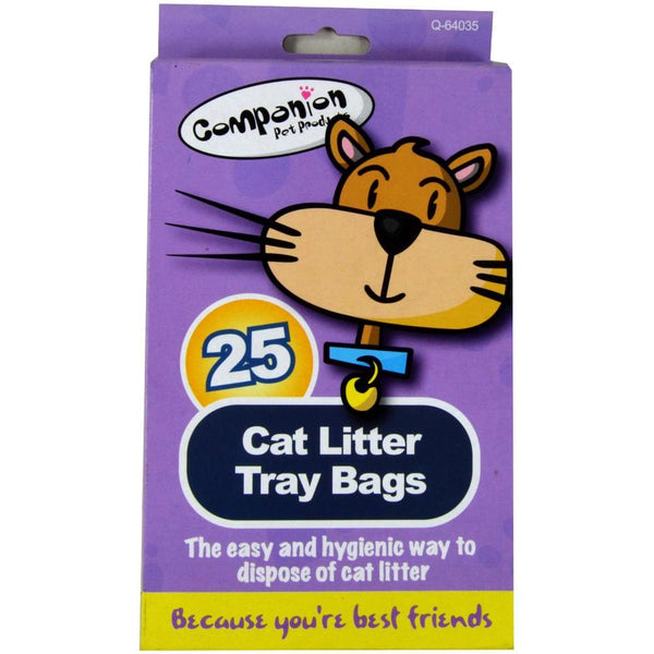 Cat Litter Tray Bags - 25Pack - lakehomeandleisure.co.uk