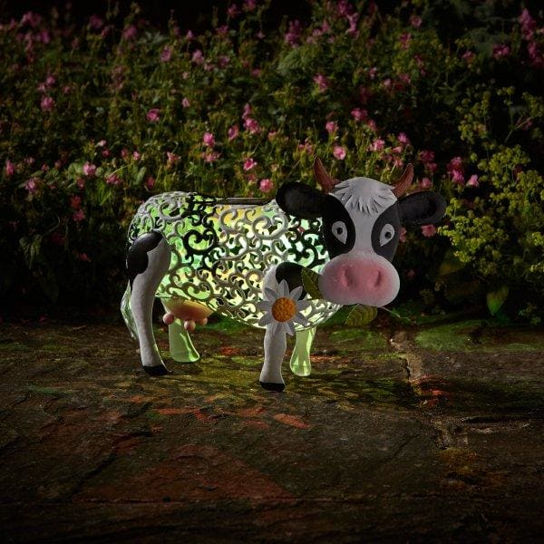 Daisy Cow Solar Garden Light - lakehomeandleisure.co.uk