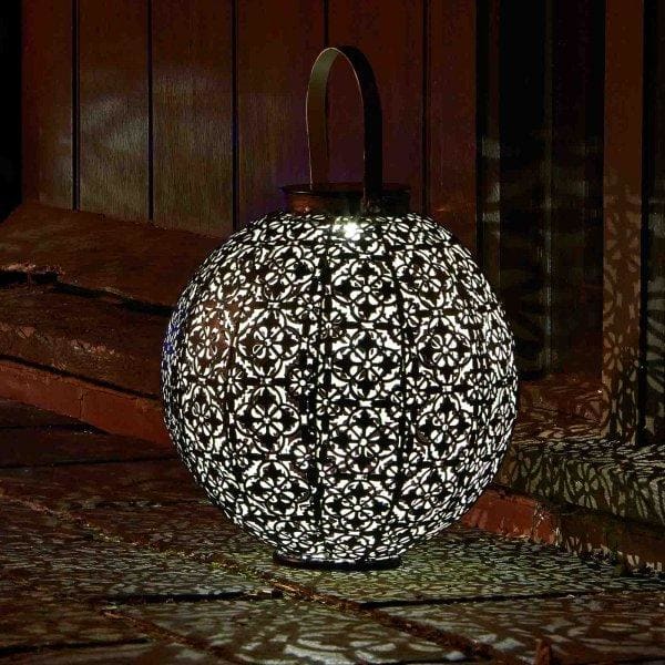 Damasque Solar Lantern - lakehomeandleisure.co.uk