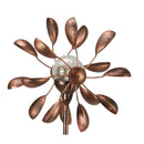 Gemini Wind Spinner with Solar Crackle Globe Solar Garden Light - lakehomeandleisure.co.uk