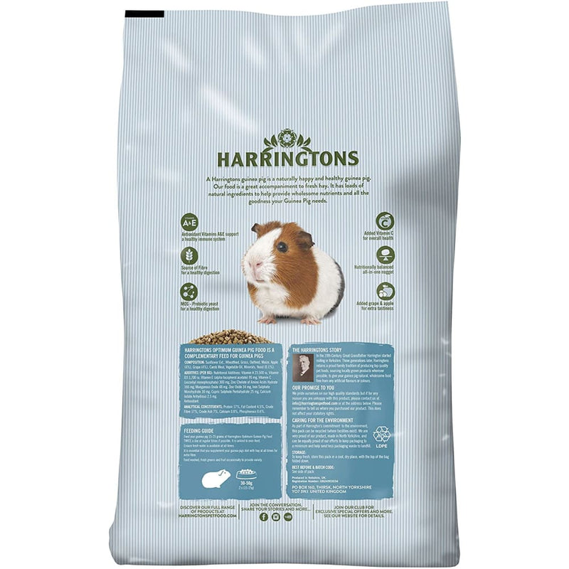 Harringtons Optimum Guinea Pig Food 2Kg - lakehomeandleisure.co.uk