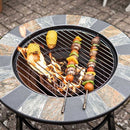 Havana Stonegate Firepit with Cooking Grill - lakehomeandleisure.co.uk