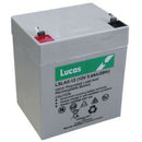 Lucas 12V 5AH AGM Deep Cycle Rechargeable Battery - lakehomeandleisure.co.uk