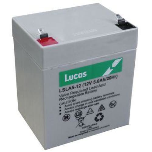 LSLA5.0-12 5.0Ah Sealed Lead Acid Battery - lakehomeandleisure.co.uk