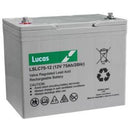 Lucas SLC75-12 75Ah AGM Mobility & Golf Battery - lakehomeandleisure.co.uk