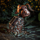 Solar Powered Scroll Dog Garden Light - lakehomeandleisure.co.uk