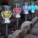 Smart Garden Solar Crystal Glass Marker Light - 4 Pack - lakehomeandleisure.co.uk