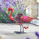 Solar Powered Flamingo Spiralight Garden Light - lakehomeandleisure.co.uk