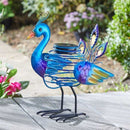 Solar Powered Peacock Spiralight Garden Light - lakehomeandleisure.co.uk