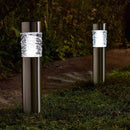 Stella Stainless Steel Solar Garden Bollard Lights - 4 Pack - lakehomeandleisure.co.uk