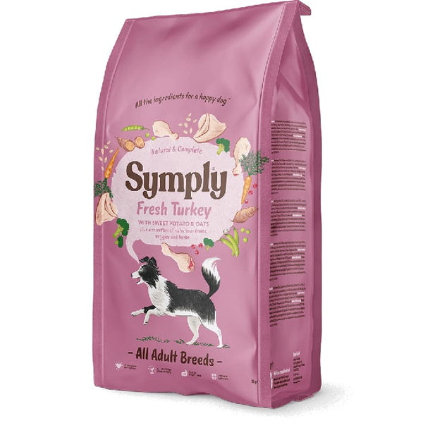 Symply Adult Turkey Dry Dog Food - lakehomeandleisure.co.uk
