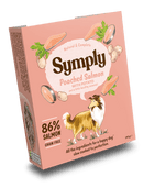 Symply Grain free Poached Salmon 7 x 395g Wet Dog Food Trays - lakehomeandleisure.co.uk